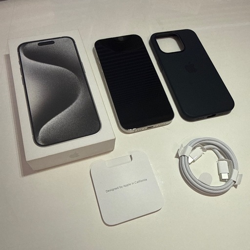 iPhone 15 Pro SIMフリー Apple Care+盗難保証ホワイト