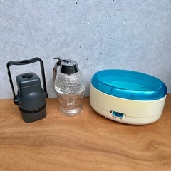 超音波洗浄器、ハニーディスペンサー、3WAY ランタン
の画像