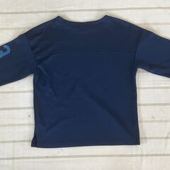 ａｄｉｄａｓ ｎｅｏ製 　トレーナー半袖　紺色　メンズ　サイズＬの画像