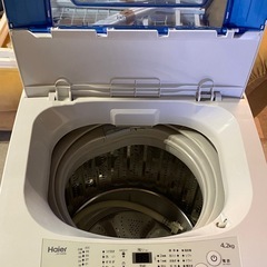 ☆ 洗濯機　Haier ハイアール 4.2kg JW-K42M 2018年製　動作品の画像