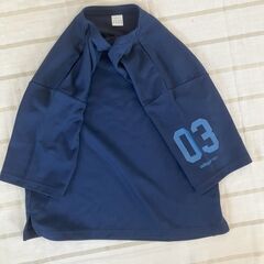 ａｄｉｄａｓ ｎｅｏ製 　トレーナー半袖　紺色　メンズ　サイズＬの画像