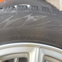 中古スタッドレス、アルミ　205/55R16　ブリヂストンVRX2 2022年製　リーフなど！山はあまりありません！の画像