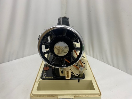動作OK JANOME/ジャノメ ミシン YM-40 フットペダルモーター ケース付 昭和レトロ アンティーク TRADE MARK