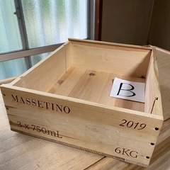 ワイン箱　Ｂ　中古品の画像