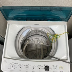 ハイセンス2ドア冷凍冷蔵庫　ハイアール全自動電気洗濯機セットの画像