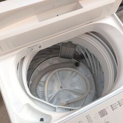 ¥9000/01/Panasonic パナソニック 5Kg 上開き 114L 全自動電気洗濯機 NA-F50B14 ニュアンスグレー 2021年製 通電確認済みの画像