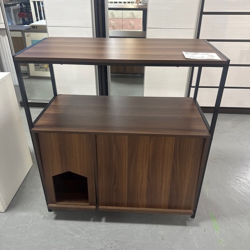 猫トイレ収納シェルフ　展示品
