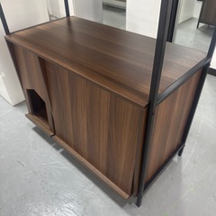 猫トイレ収納シェルフ　展示品の画像