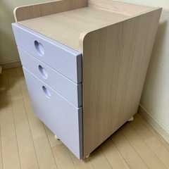 ３段収納BOX キャスター付きの画像