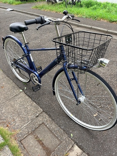 DAIWA FITS シティサイクル27インチ3段ギあア　ラメDブルー（2025年1月こうにゆ購入）