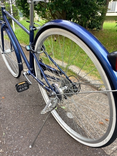 DAIWA FITS シティサイクル27インチ3段ギあア　ラメDブルー（2025年1月こうにゆ購入）