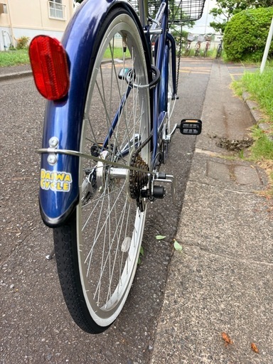 DAIWA FITS シティサイクル27インチ3段ギあア　ラメDブルー（2025年1月こうにゆ購入）