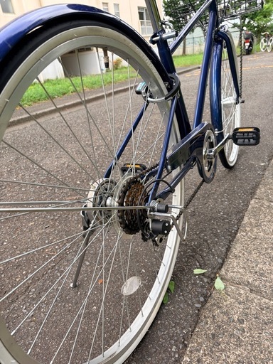 DAIWA FITS シティサイクル27インチ3段ギあア　ラメDブルー（2025年1月こうにゆ購入）