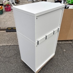 【IKEA】 キャビネット 扉2枚  キッチン収納　収納棚　棚　白　ホワイトの画像