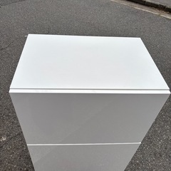 【IKEA】 キャビネット 扉2枚  キッチン収納　収納棚　棚　白　ホワイトの画像