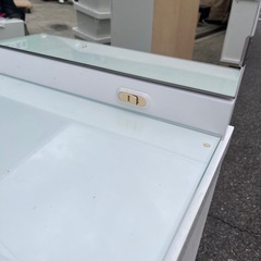 ドレッサー　化粧台　椅子付き　コンセント付き　収納付き　白　ホワイト　【横59奥35.5高74鏡までの高133.6】の画像