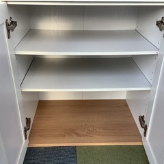 【リサイクルサービス八光】幅59㎝　カントリー調　キッチンキャビネットの画像