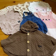 80cm 子供服まとめ売り　ホットビスケッツやアウター含めた24点の画像
