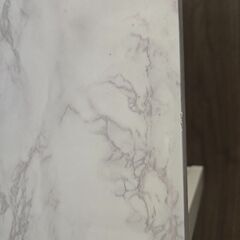 ニトリ  センターテーブル (大理石柄 WH)の画像