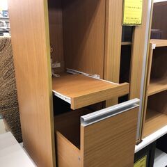 【ジャングルジャングルサカイ石津店】NITORI ニトリ レンジ台 キッチンボード ブラウン 一人暮らし　幅60cm クリーニング済み 堺市 西区 堺区 石津の画像