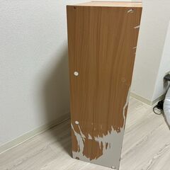 カラーボックス　表面は塗装剥がれアリの画像