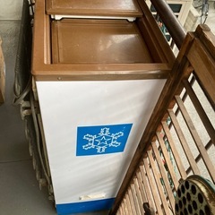 昭和レトロ　冷凍ストッカー　冷凍庫　の画像