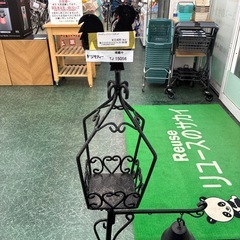 リユースのサカイ東金店　アイアンフラワースタンド（鐘付き）　TJ15056の画像