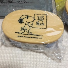 【新品未使用】　スヌーピー　ランチボックス　ポケット付保冷温バッグ　ランチバッグ　保冷バッグの画像