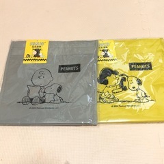 【新品未使用】　スヌーピー　ランチボックス　ポケット付保冷温バッグ　ランチバッグ　保冷バッグの画像