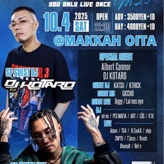 10/4(土)📍大分【Y.O.L.O】クラブイベント