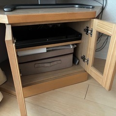 木目調テレビ台の画像