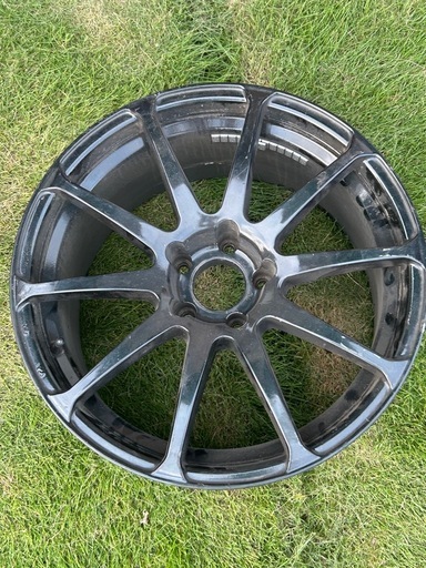 18インチ 9.5J+28 OFF BEAT Phantom 社 外アルミホイール STW-244 5穴 PCD114.3 4本セット