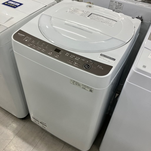 安心の1年保証付き！SHARP 全自動洗濯機