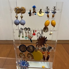 イヤリングとアクセサリーケースの画像