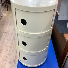 【中古品】カルテル/kartell コンポニビリ2ホワイト Kartell／カルテル／Componibili／コンポニビリ／ホワイト／2段