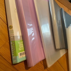 ポケットファイル　クリアファイルの画像
