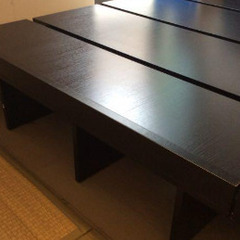 【未使用　新品】セミダブルベッド（マットレスなし）の画像