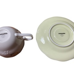 Renoma（レノマ）カップ＆ソーサー 2客セットの画像