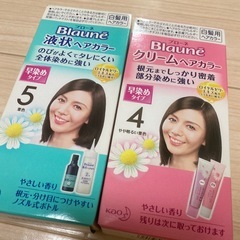 白髪染め2個セット ブローネ　クリームヘアカラー　液体ヘアカラーの画像