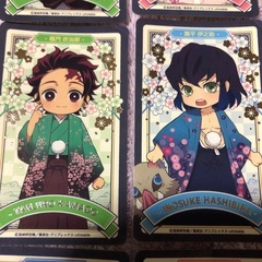 新品、未使用。 アニメスタイルのキャラクターカード9枚セット、桜の花背景付き。  - キャラクター名: 炭治郎、禰豆子、善逸、義勇、しのぶ、カナヲ、冨岡義勇、甘露寺蜜璃、時透無一郎 - デザイン: アニメスタイルのイラスト、桜の花背景 - 数量: 9枚セット - サイズ: 標準的なカードサイズ  非売品。 コレクションにもおすすめです。  ご覧いただきありがとうございます。の画像