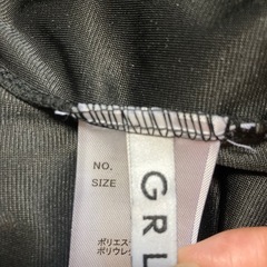 美品　GRL レディース　トップス　フリーサイズ　ベロア生地の画像