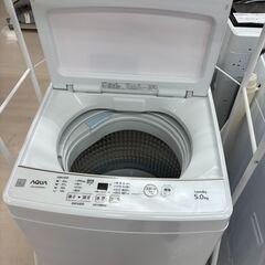 リユースのサカイ栃木店★ジモティ割あり★ AQUA 洗濯機 AQW-GS5E8 5.0kg 21年製 動作確認／クリーニング済み TC10841の画像