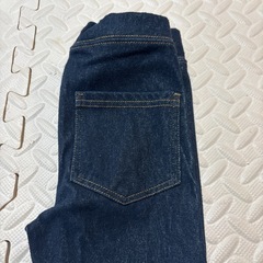 130cmズボン細身ストレッチパンツの画像