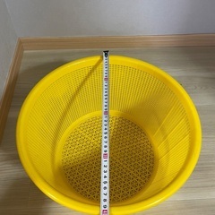 【中古品】黄色のカゴの画像