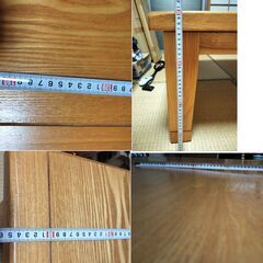 家具調こたつテーブル　２台の画像
