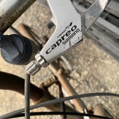 レトロ折り畳み🚲ジャンク品の画像