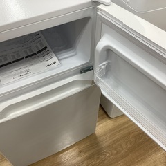 2ﾄﾞｱ冷蔵庫　 ｵｰﾔﾏ　 PRC-B092D-W 　2020年製 87L の画像