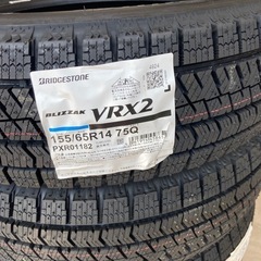 新品　ブリジストン　スタッドレス　VRX2 2024年製　155 65 14の画像