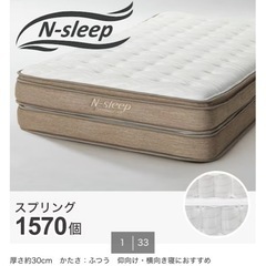 ニトリNスリープ　ダブルマットレスの画像