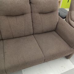 ★リユースのサカイ千葉中央店★  ３人掛けソファ ブラウン H85×D96×W190 クリーニング済み TC4779の画像